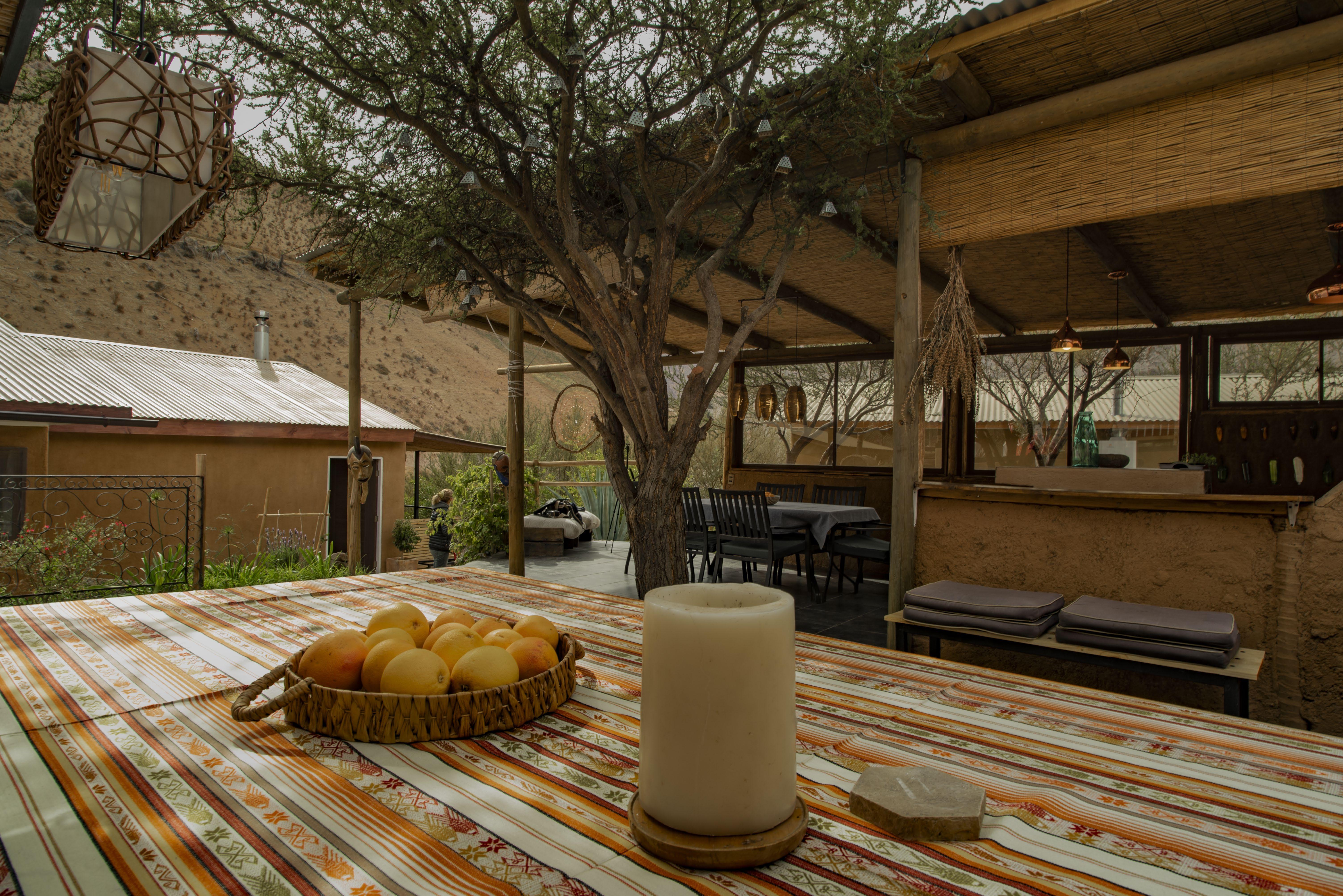 Jardines y áreas verdes de UMA Elqui, espacios de descanso y relajación
